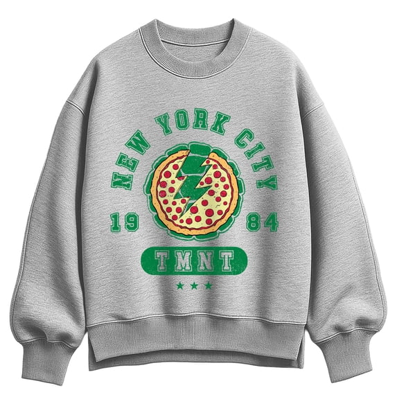 Teenage Mutant Ninja Turtles - NYC Pizza Shell Oversized Fleece Crew Sweatshirt