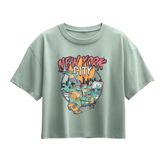 Teenage Mutant Ninja Turtles - New York City - Youth Girls Boxy T-Shirt
