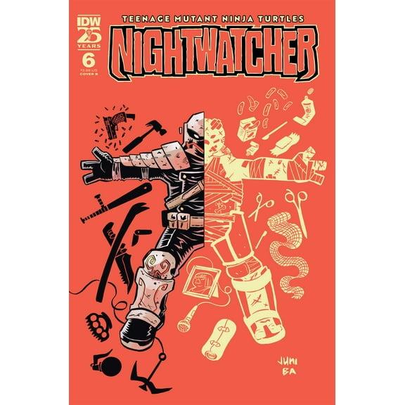 Teenage Mutant Ninja Turtles Nightwatcher #6 Cvr B Ba Cvr B Ba Idw-prh Comic Book 2025