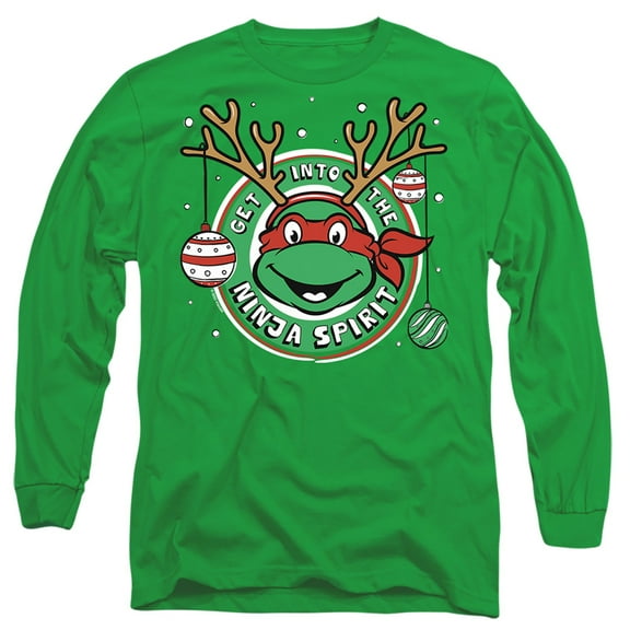 Teenage Mutant Ninja Turtles Ninja Christmas Spirit Unisex Adult Long-Sleeve T Shirt