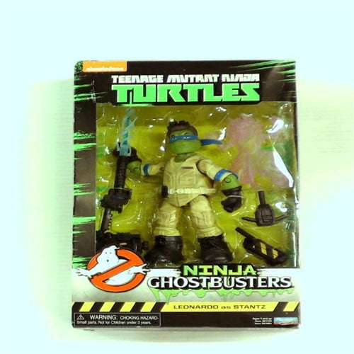 Ninja Ghostbusters Teenage Mutant Ninja Turtles TMNT Leonardo as Stantz