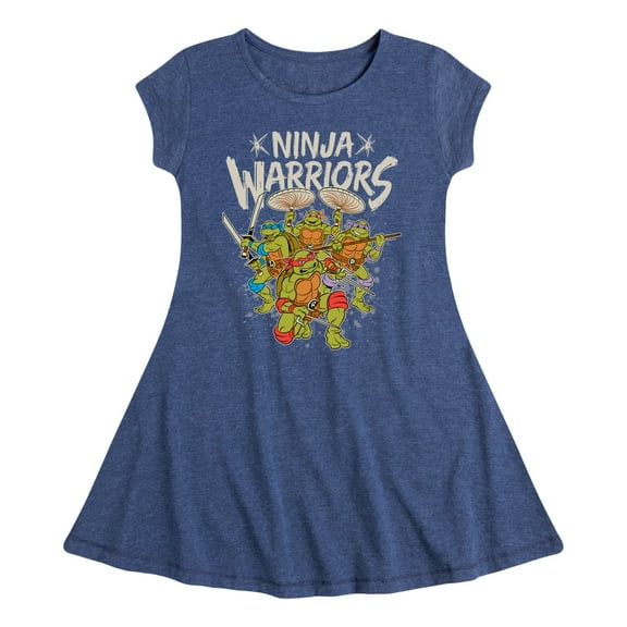 Teenage Mutant Ninja Turtles -Ninja Warriors - Toddler & Youth Girls Fit & Flare Dress