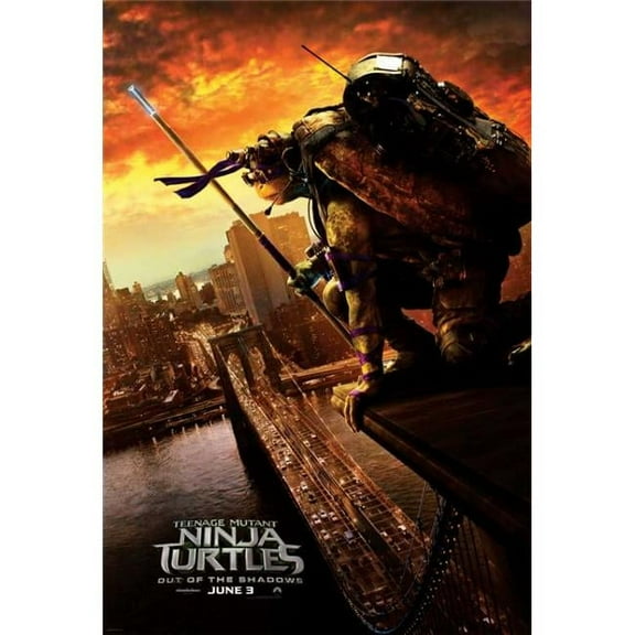 Teenage Mutant Ninja Turtles Out of the Shadows Movie Poster (27 x 40)