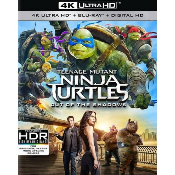 Teenage Mutant Ninja Turtles: Out of the Shadows (4K Ultra HD + Blu-ray + Digital Copy)