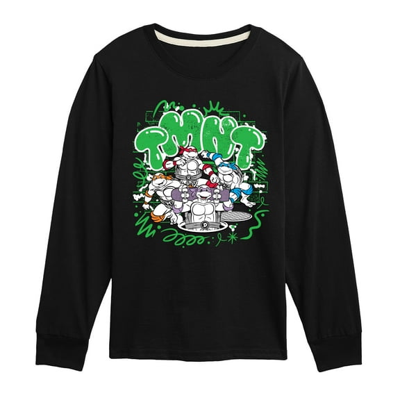 Teenage Mutant Ninja Turtles - Paint Logo - Toddler & Youth Long Sleeve Graphic T-Shirt
