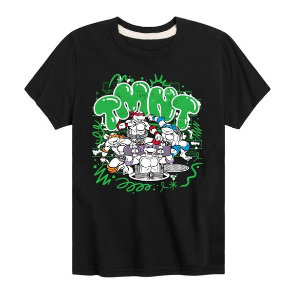 Teenage Mutant Ninja Turtles - Paint Logo - Toddler & Youth Short Sleeve Graphic T-Shirt