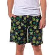 Teenage Mutant Ninja Turtles Pajama Shorts TMNT Mens NYC Soft Lounge Bottoms