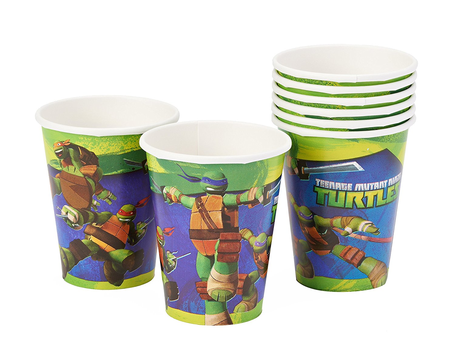 Teenage Mutant Ninja Turtles Paper Party Cups, 9 oz, 8ct - image 1 of 4