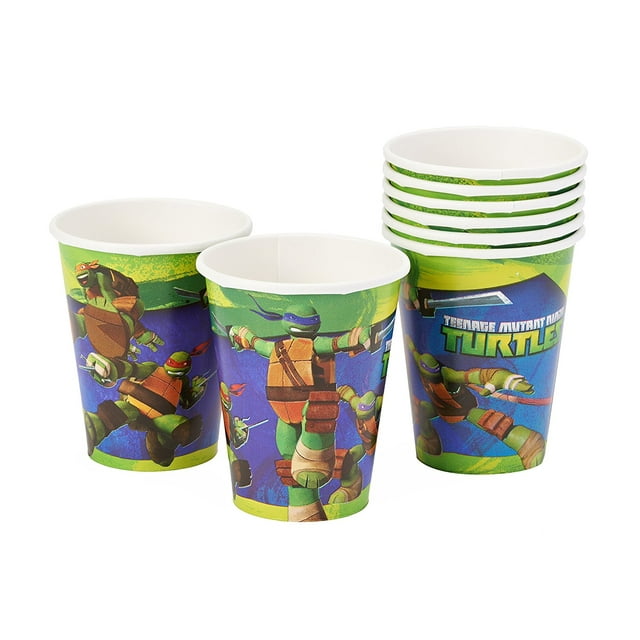 Teenage Mutant Ninja Turtles Paper Party Cups, 9 oz, 8ct