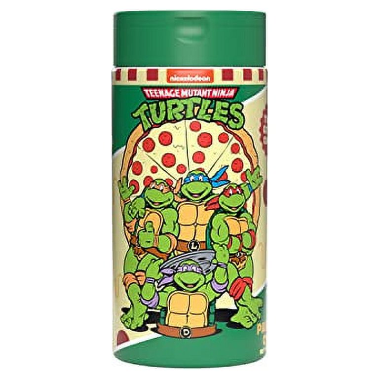  Teenage Mutant Ninja Turtles Parmesan Cheese - Officially  Licensed TMNT Pizza Seasoning (8 oz. Canister Shaker) - All Natural, Grated  and No Preservatives : Grocery & Gourmet Food