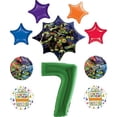 thumbnail image 1 of Teenage Mutant Ninja Turtles Party Supplies 7th Birthday TMNT Balloon Bouquet Decorations, 1 of 7