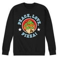 thumbnail image 1 of Teenage Mutant Ninja Turtles - Peace Love Pizza - Men's Crew Neck Fleece Pullover, 1 of 5