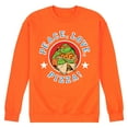 thumbnail image 1 of Teenage Mutant Ninja Turtles - Peace Love Pizza - Men's Crew Neck Fleece Pullover, 1 of 6