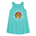 thumbnail image 1 of Teenage Mutant Ninja Turtles - Peace Love Pizza - Toddler & Youth Girls A-line Dress, 1 of 4