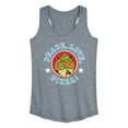 thumbnail image 1 of Teenage Mutant Ninja Turtles - Peace Love Pizza - Women's Racerback Tank Top, 1 of 5