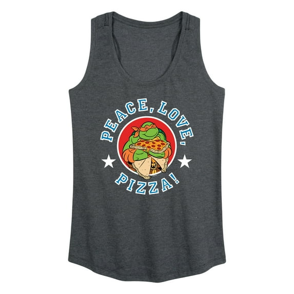 Teenage Mutant Ninja Turtles - Peace Love Pizza - Women's Racerback Tank Top
