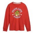 thumbnail image 1 of Teenage Mutant Ninja Turtles - Peace Love Pizza - Youth Long Sleeve Tee, 1 of 5
