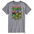 thumbnail image 1 of Teenage Mutant Ninja Turtles - Pixel Gaming Group - Men's Short Sleeve Graphic T-Shirt, 1 of 5