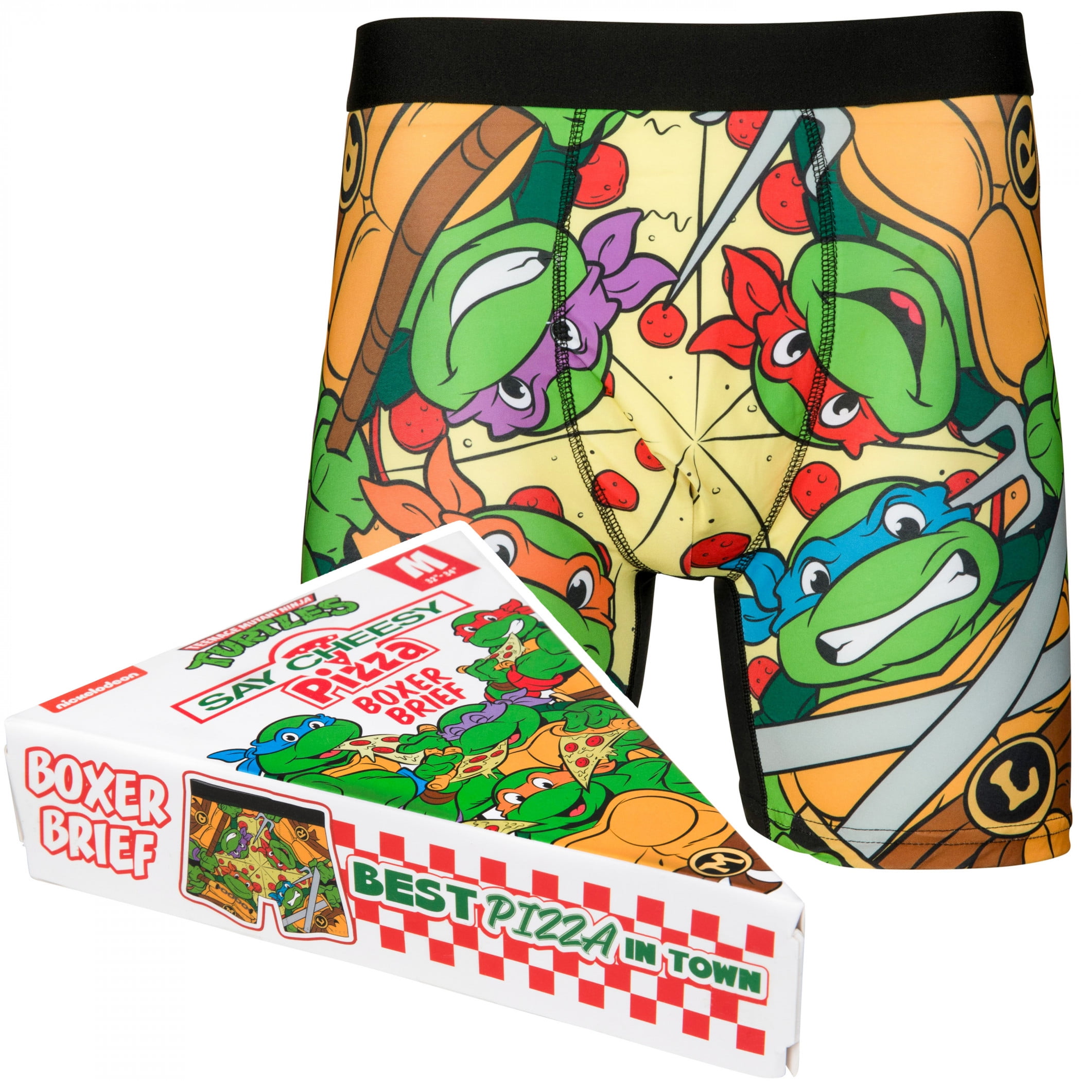 Teenage Mutant Ninja Turtles Pizza Boxer Briefs in Novelty