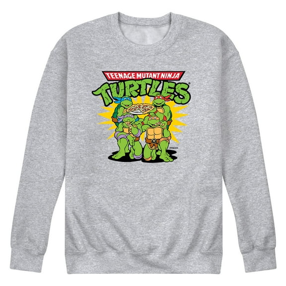 Teenage Mutant Ninja Turtles - Pizza Dudes - Men's Long Sleeve Crew Neck Fleece