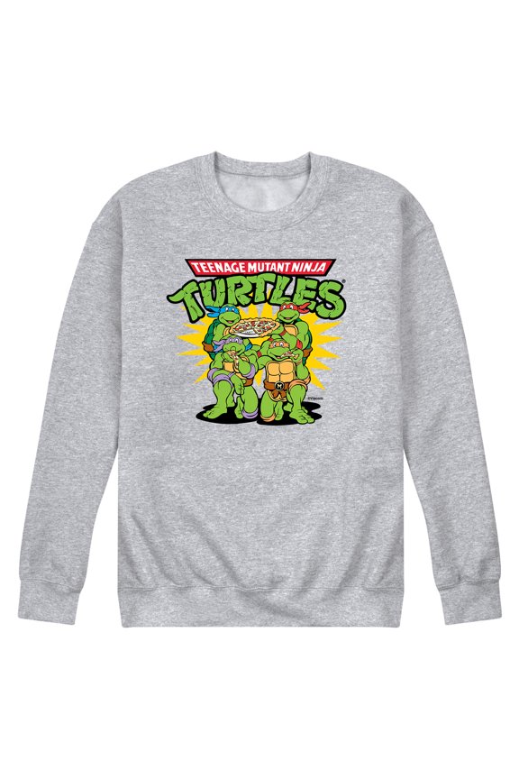 - Pizza Dudes - Men's Long Sleeve Crew Neck Fleece