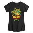thumbnail image 1 of Teenage Mutant Ninja Turtles - Pizza - Girls Short Sleeve T-Shirt, 1 of 4