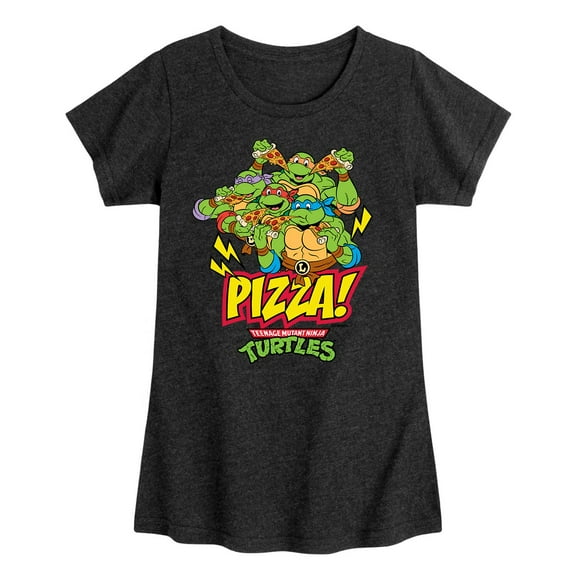 Teenage Mutant Ninja Turtles - Pizza - Girls Short Sleeve T-Shirt