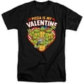 thumbnail image 1 of Teenage Mutant Ninja Turtles Pizza Is My Valentine Unisex Adult Tall T Shirt, 1 of 2