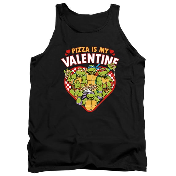 Teenage Mutant Ninja Turtles Pizza Is My Valentine Unisex Adult Tank Top