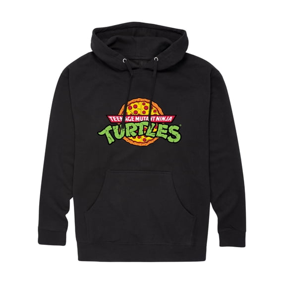 Teenage Mutant Ninja Turtles - Pizza Logo - Men's Fleece Hoodie Sweatshirt
