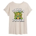 thumbnail image 1 of Teenage Mutant Ninja Turtles - Pizza Power- Women's Oversized T-Shirt, 1 of 4