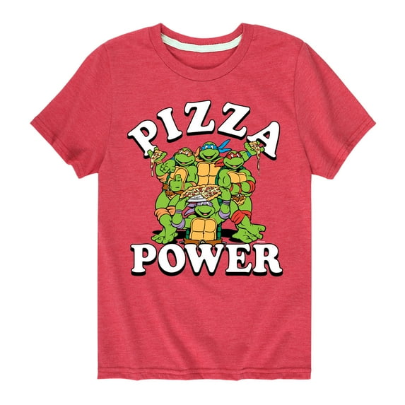 Teenage Mutant Ninja Turtles - Pizza Power - Toddler And Youth Short Sleeve Graphic T-Shirt
