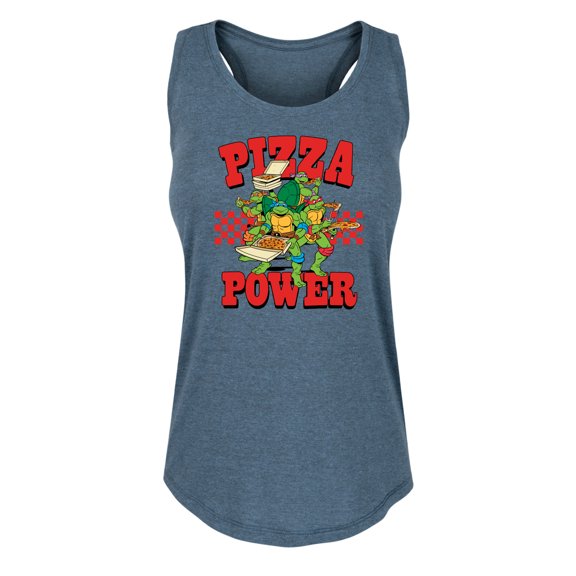 Teenage Mutant Ninja Turtles - Pizza Power  - Women's Racerback Tank Top