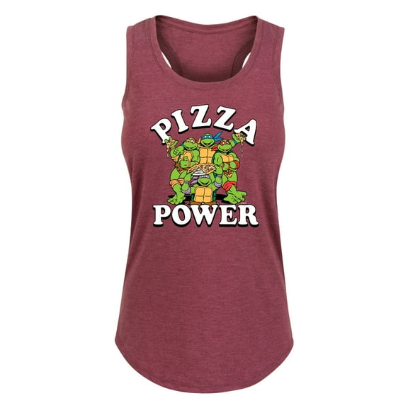Teenage Mutant Ninja Turtles - Pizza Power - Women's Racerback Tank Top