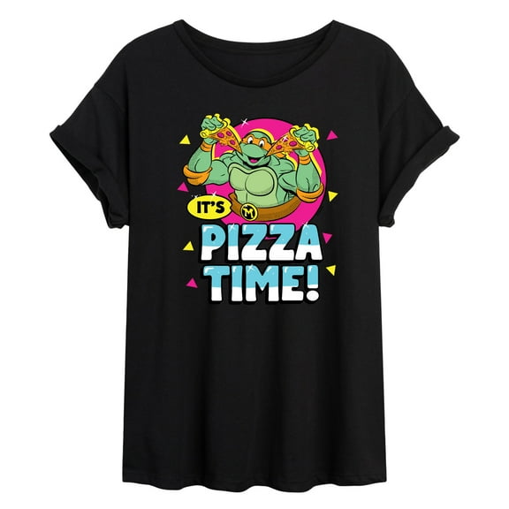 Teenage Mutant Ninja Turtles - Pizza Time - Women's Oversized T-Shirt