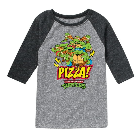 Teenage Mutant Ninja Turtles - Pizza - Toddler And Youth Raglan