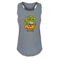 thumbnail image 1 of Teenage Mutant Ninja Turtles - Pizza - Women's Racerback Tank Top, 1 of 5