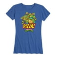 thumbnail image 1 of Teenage Mutant Ninja Turtles - Pizza - Women's Short Sleeve Graphic T-Shirt, 1 of 5
