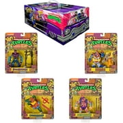 Teenage Mutant Ninja Turtles Classic Cohorts Foot Soldier, Mutangen Man, Leatherhead & Wingnut with Screwloose Action Figure 4-Pack