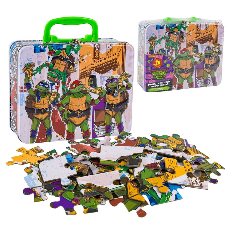 Teenage Mutant Ninja Turtles Puzzle 48pc In Tin Box - Walmart.com