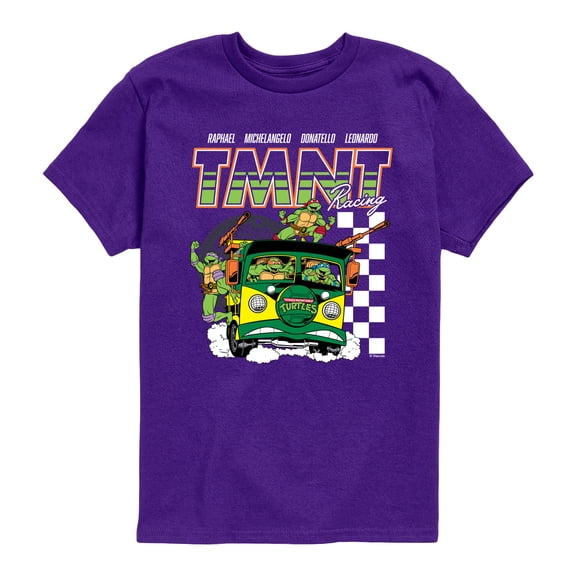 Teenage Mutant Ninja Turtles - Racing - Youth Boys Short Sleeve Graphic T-Shirt