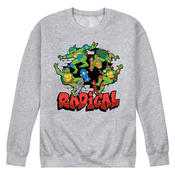 Teenage Mutant Ninja Turtles - Radical Group - Men's Crew Neck Fleece Pullover