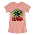 thumbnail image 1 of Teenage Mutant Ninja Turtles  - Radical Group  - Toddler & Youth Girls Short Sleeve Graphic T-Shirt, 1 of 5