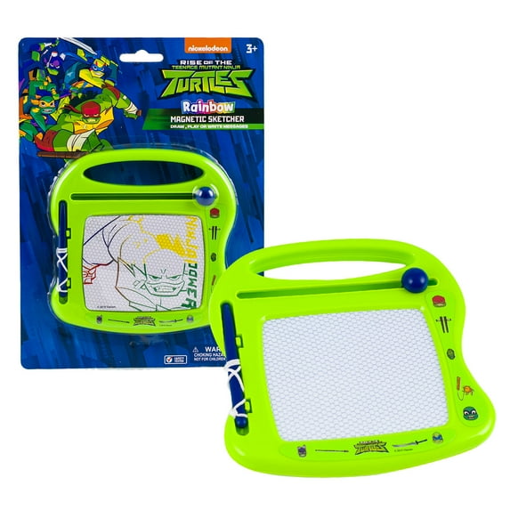 Teenage Mutant Ninja Turtles Rainbow Magnetic Sketcher Draw Play Or Write Messages, 3+ years