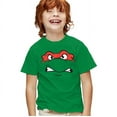 thumbnail image 1 of Teenage Mutant Ninja Turtles Raphael Angry Kids T Shirt for Youth Boys and Girls, Kelly Green, X-Large, 1 of 5