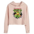 thumbnail image 1 of Teenage Mutant Ninja Turtles - Raphael Breaking Through Shirt - Juniors Cropped Pullover Hoodie, 1 of 5