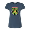 thumbnail image 1 of Teenage Mutant Ninja Turtles - Raphael Breaking Through Shirt - Juniors Fitted Graphic T-Shirt, 1 of 5
