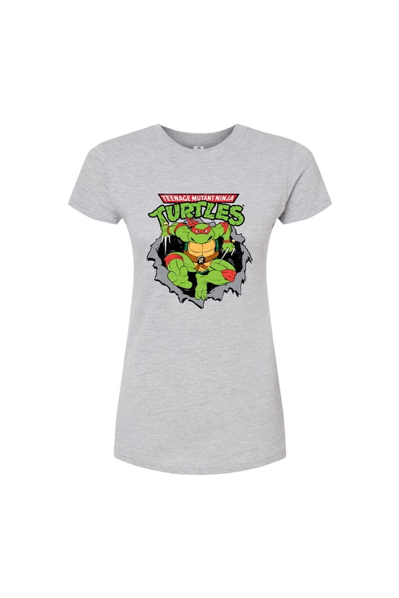 - Raphael Breaking Through Shirt - Juniors Fitted Graphic T-Shirt