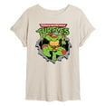 thumbnail image 1 of Teenage Mutant Ninja Turtles - Raphael Breaking Through Shirt - Women's Oversized T-Shirt, 1 of 5