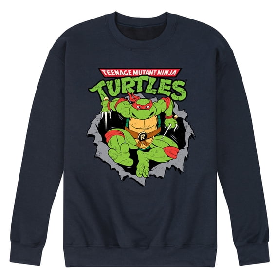 Teenage Mutant Ninja Turtles - Raphael Breaking Through Shirt Graphic Fleece Sweatshirt